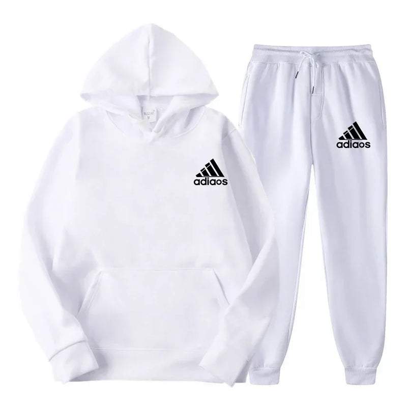 Popular autumn and winter hooded sweatshirt+jogging pants set suitable for both men and women in sports and - View 7 | SAMAG