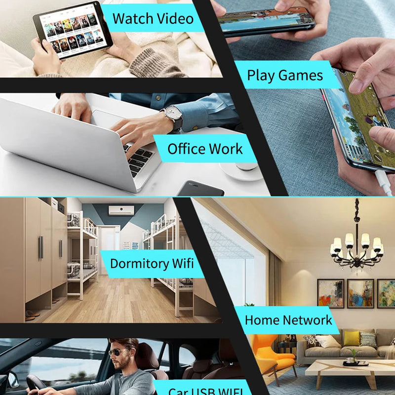 USB 4G LTE Modem Unlocked Mobile Dongle Wifi Router 150mbps With SIM Card Slot Pocket For Car Outdoor