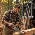 Heavy Duty Work Suspenders Adjustable X Shape Tactical Tool Belt Strap Men Elastic Wide Pant Clamps Cargo Clip