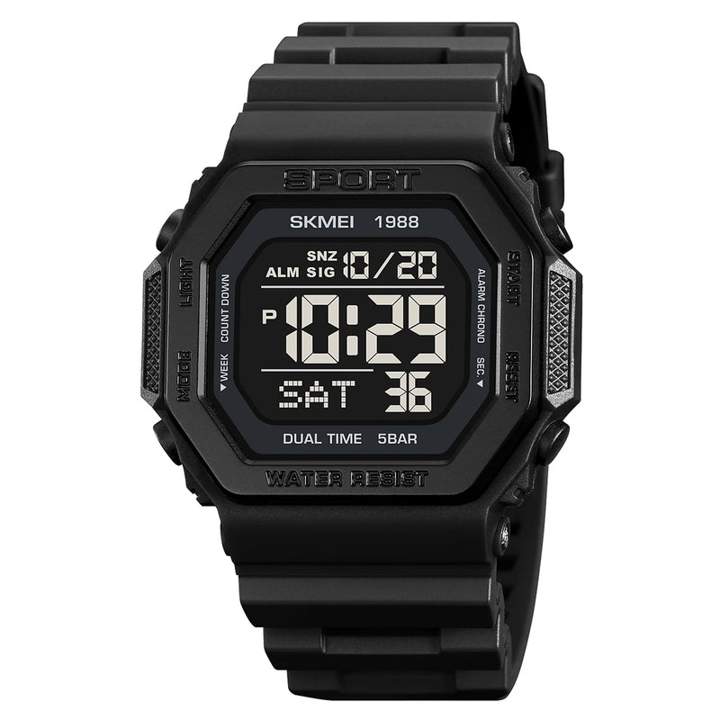 SKMEI Fashion Countdown Sports Digital Watches For Men Women 5Bar Waterproof Chrono Military Electronics Wristwatch Reloj Hombre