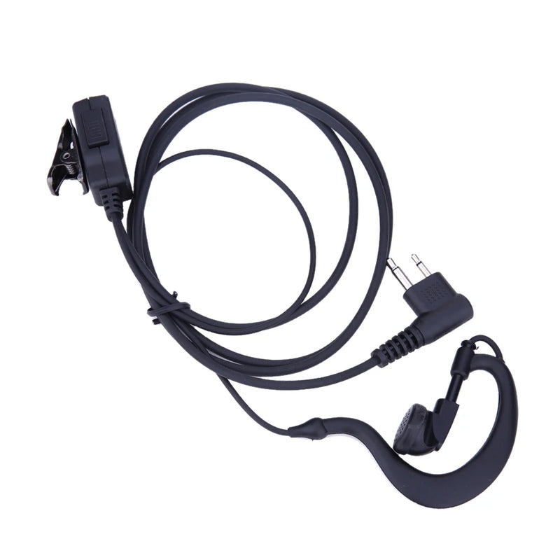 1-5PCS 2 Pin Walkie Talkie Headsets Earpiece Headset PTT MIC for BAOFENG 480 490 320 V6 V7 V8 658 520 530 999 888 777 666S 777S