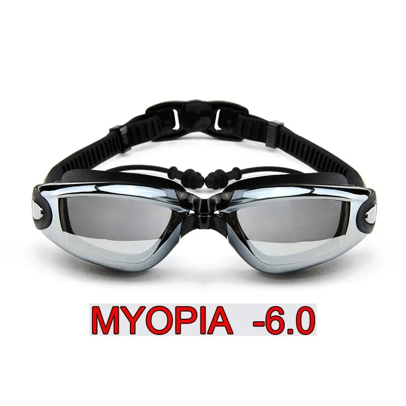 Prescription Myopia Swim Goggles Anti-Fog Waterproof | SAMAG