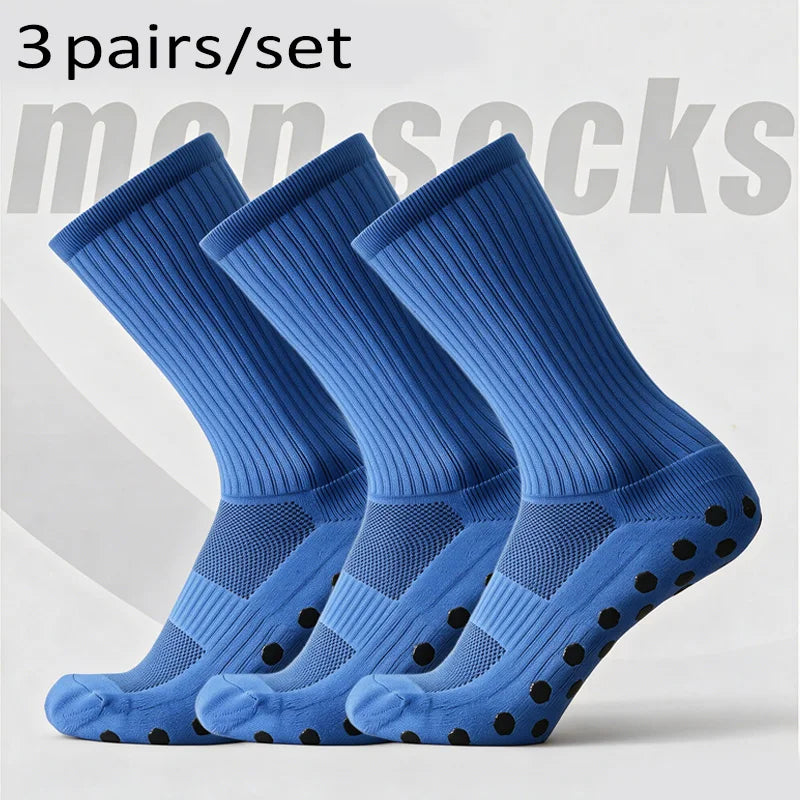 New solid color men's women's sports breathable socks mid | SAMAG