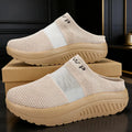 Women's Mules, Fashionable and Versatile Sports-Style Women's Sandals, Mesh Breathable Comfortable Skin-Friendly Flat Slippers Suitable for Indoor and Outdoor Wear