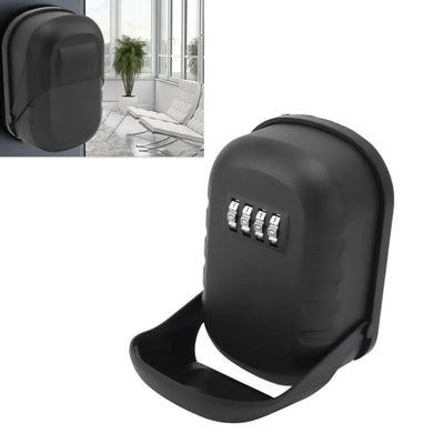 Security Wall Mounted Key Lock Box Black Anti - Dust Combination Garage | SAMAG