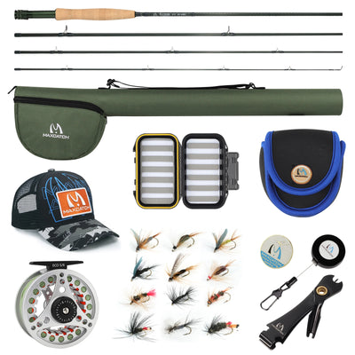 Maximumcatch 3-8WT Fly Fishing Rod And Reel Combo Set | SAMAG