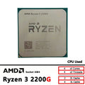 AMD Ryzen 3 2200G Zen1 Gaming CPU，14nm Quad-Core 4-Thread 3.5GHz，AM4 YD2200C5M4MFB，Vega IGPU Desktop Processor