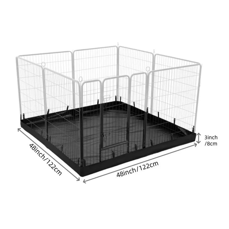 Dog Pen Mat Heavy Duty Large Dog Playpen Mat Pet Exercise Run Enclosure Fence Mat Waterproof Oxford Cloth Pet Cage Mat Pet Suppl
