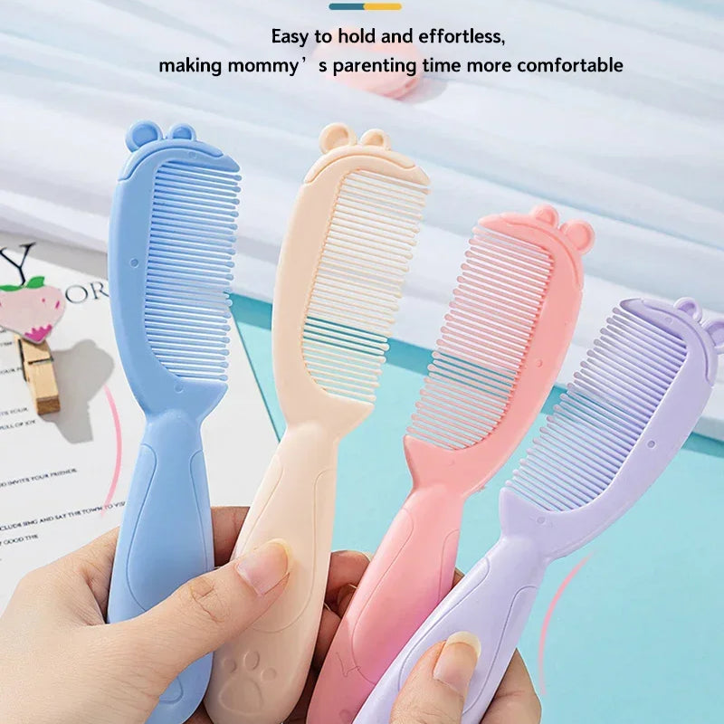 Baby Comb Hair Removal Brush Newborn Boys and Girls Baby Shampoo Soft Brush Suitable for 0-3 Years Old Babies