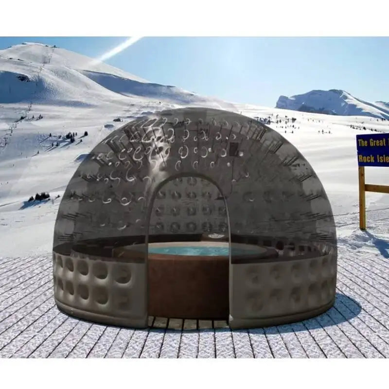 White Inflatable Tent Low Price Hot Tub Spa Dome Tent For Outdoor
