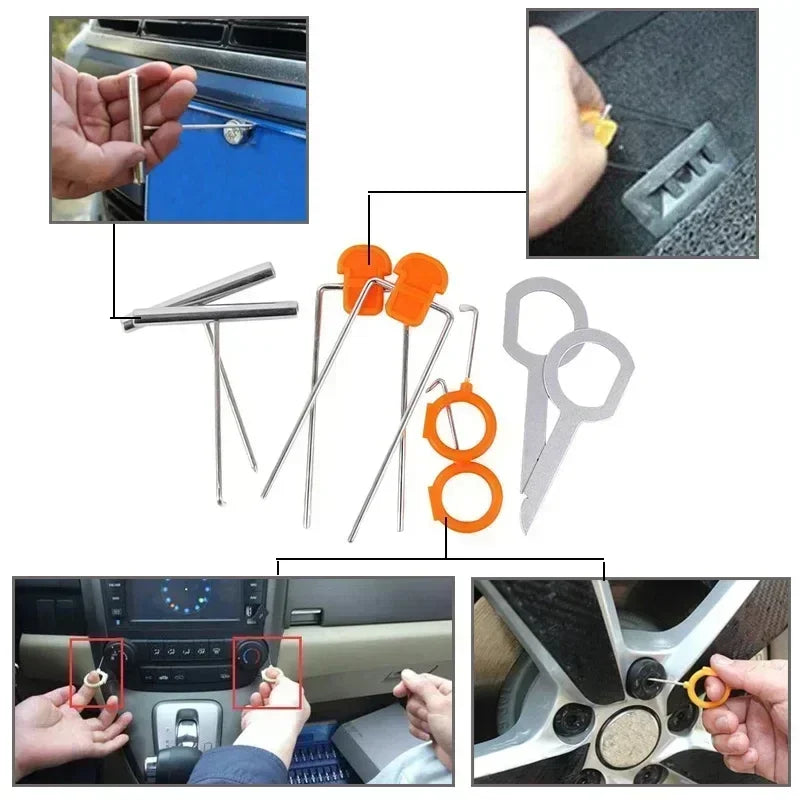 New Car Hand Tool Set Car Disassembly Tool Kit Stereo Repair DVD Repair Tool Dashboard Removal Tool Interior Plastic Trim Panel