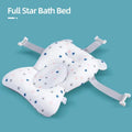 Baby Shower Bath Tub Pad Non-Slip Newborn Bathtub Mat Safety Nursing Foldable Support Comfort Body Cushion Mat Pillow Cartoon