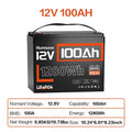 Humsienk 12V 100Ah 150Ah 200Ah 314Ah LiFePO4 Battery Built-in BMS Low Temperature Protection For  RV/ Camp/ Solar Energy Storage