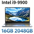 Ultra Slim 15.6 Inch Laptop 32GB RAM 512GB 1TB SSD Intel Core i9 9900 8C 16T 5GHz Gaming Notebook Office 1920x1080