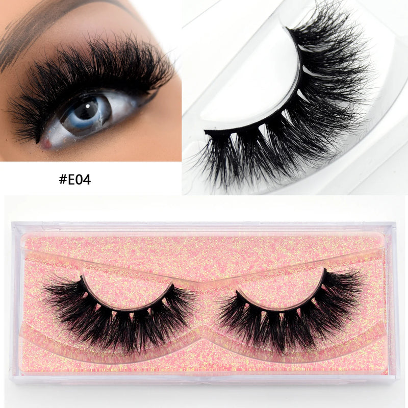 Visofree Mink Lashes 3D Mink Eyelashes 100% Cruelty free Lashes Handmade Reusable Natural Eyelashes Popular False Lashes Makeup
