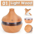 Home Wood Grain Air Humidifier Purifier Aroma Diffuser USB Ultrasonic Cool Mist Sprayer Essential Oil Fragrance
