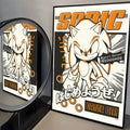 Sonic the Hedgehog HD Poster Art  Waterproof Wall Sticker for Home Living Room Bedroom Aesthetic Decoration