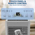 8000 BTU Portable Air Conditioners with Remote Control, 350 Sq.Ft Max. 50dB Portable AC Unit, Dehumidifier, Fan, Sleep, 24H Timer & Installation Kit, ETL Certified, Dark Grey