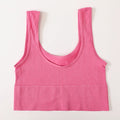 Women's Ribbed Bra Seamless Tank Top Comfort Sports Bralette Wireless Activewear Underwear Stretchy Vest Lingerie Intimates M-XL