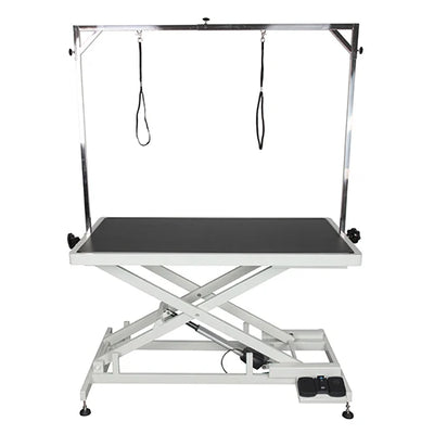 Shernbao FT‑808 Electric Lifting Dog Grooming Table Mobile Pet Grooming Station with Grooming Arm Noose for Large Dogs Pet Salon
