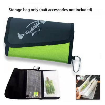Fishing Soft Bait Storage Bag, Lure Accessories Gear Fish | SAMAG