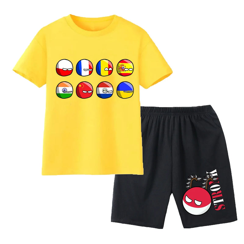 Countryball Polandballs Clothes for Summer Toddler Girls | SAMAG