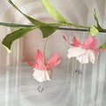 Marriage giant hanging lily of the valley paper flowers artificial wedding road leads ornaments home party decor window layout