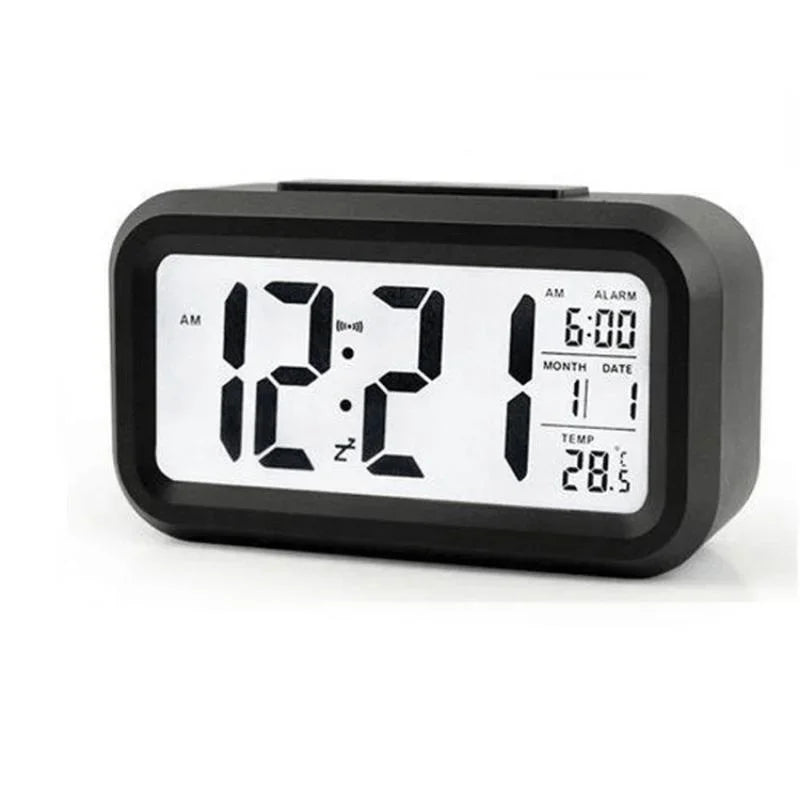 Digital LCD Alarm Clock with Calendar Thermometer Alarm Clock Alarm Clock Digital Desk Clock