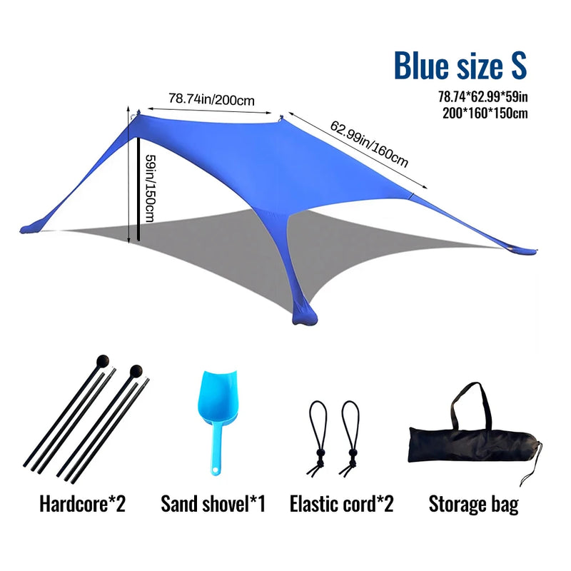 Hot Sell Portable Lycra Beach Canopy Tent UV Protection | SAMAG