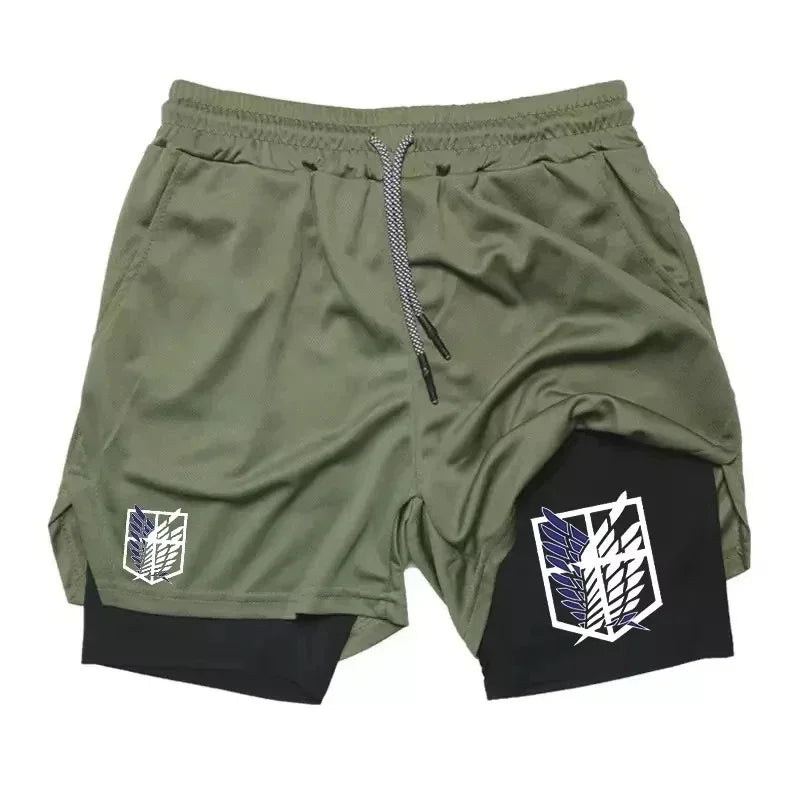 2025 New Sports Shorts 2 in 1, Male, Breathable and Informal Sportswear, Double Layer, Running, M-3XL Basketball Shorts RL0611