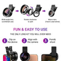 APEXEL Phone Lens kit 0.45x Super Wide Angle & 12.5x Macro Micro Lens HD Camera Lentes for iPhone 6S 7 Xiaomi more cellphones