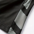 Summer men's new striped printed men's polyester breathable round neck T-shirt and pants set outdoor casual wear