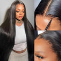 Straight Human Hair Lace Wigs 250% Density 13x4 13x6 5x5 HD Transparent Lace Glueless Wigs Pre Plucked Hairline