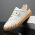 Skateboarding Shoes Men Flat Comfortable Leather Casual | SAMAG