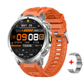 MEVADEN 1.85 inch Steel Smart Watch Men Bluetooth Call Smartwatch Sports Flashlight 1000mAh Health Monitor Watch for Male MD60