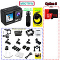 Action Camera 5K 4K60FPS  50MP 2" Touch Dual Screen 5X Zoom Wi-Fi EIS  170° DVR Webcam Wireless Mic 30M Waterproof Sport Camera