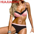 Swimsuit Red Push Up Bikini Set Women Swimwear Sexy | SAMAG