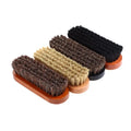 1Pc Handle Dashboard Details Polishing And Cleaning Brush Horse Hair Wood Brush Leather Shoe Care And Cleaning Shoe Brush.