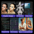 15.6 " Windows 11 Laptops Intel Core i9-10980HK 16GB RAM 1TB SSD Gaming Laptop Backlit keyboard PC Fingerprint UnIock Computer