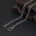 Real Pure 925 Sterling Silver 2.5 3 4 5mm Cable Link Chain Necklaces For Men And Women Vintage Viking Punk - Visuel 4 | SAMAG