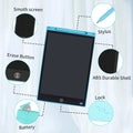 12 Inch Digital Drawing Tablet with LCD Screen Electronic Handwriting Pad for Learning And Creativity Writing Board