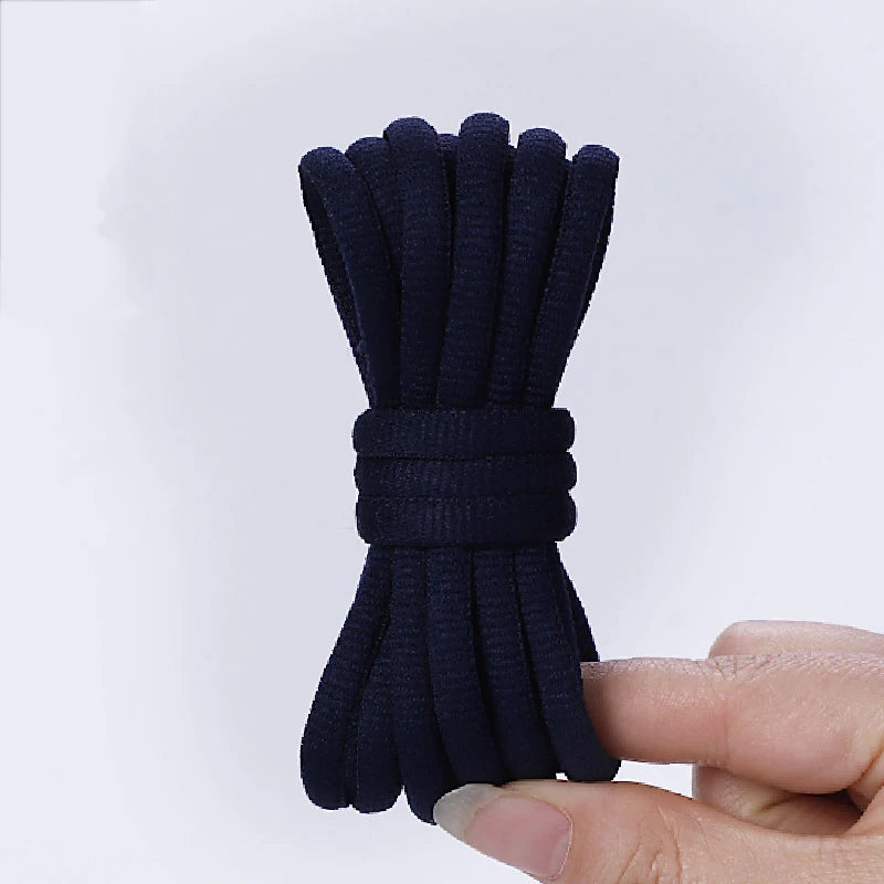 1 Pair Round Shoelaces Fof Basketball Sneakers Shoe Laces Black White Shoelace Universal for Children and Adults 100CM