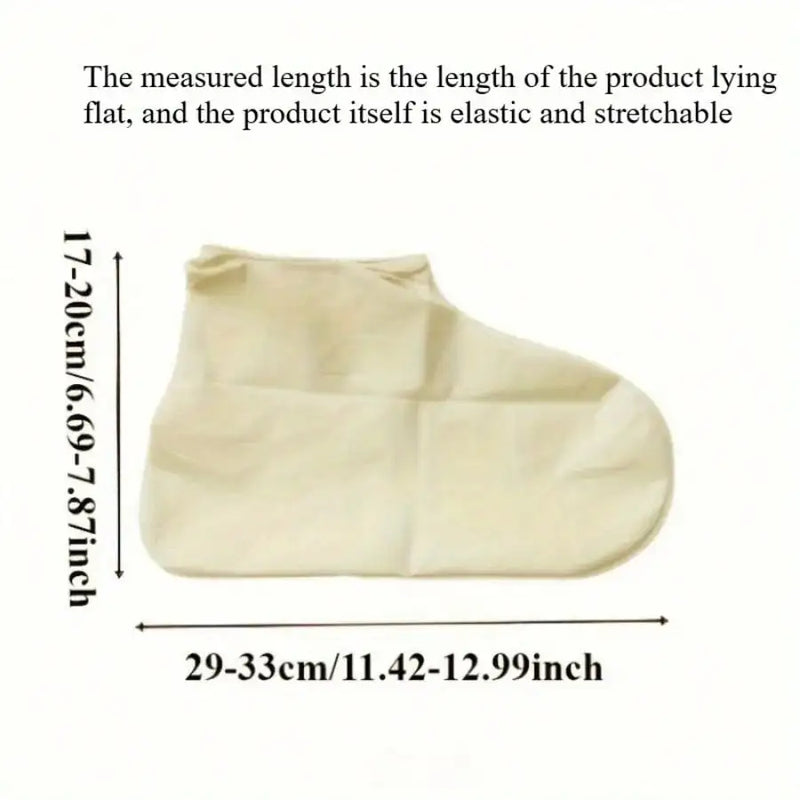 1 Piece Latex Rain Boots Waterproof Shoe Cover, Suitable for Both Men and Women, Suitable for Outdoor Activities, Hand Washable