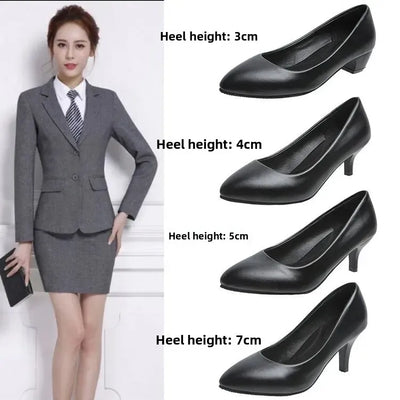 Women's High Heels Pointed Toe Professional Versatile | SAMAG