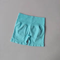 Women's High-Waisted Yoga Sports Shorts Summer Stretch Hip-Lifting Abdominal-Tightening Fitness Three-Part Shorts