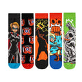 5 Pairs Marvel Socks Funny Men Anime Spider Man Iron | SAMAG