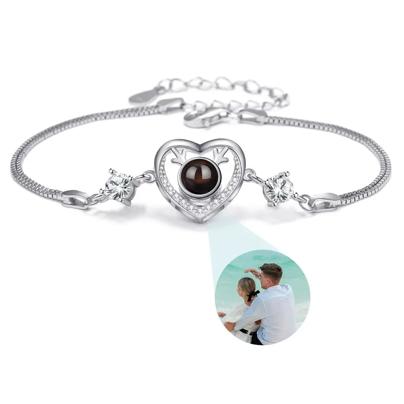 Custom Photo Bracelet Personalized Projection with Picture Inside 100 Languages I Love You Stainless - Visuel 30 | SAMAG
