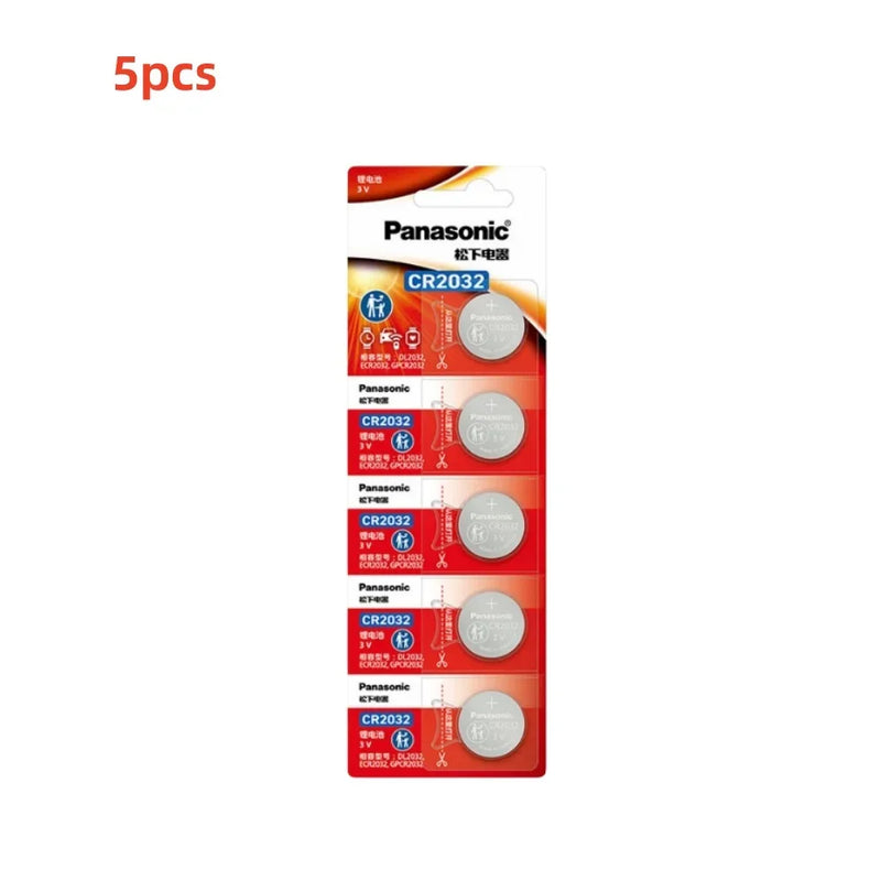 2-50pcs Original Panasonic CR2032 3V ECR2032 Lithium Battery CR 2032 For Control Watch Motherboard Scale Button Coin Cells