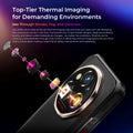 OUKITEL WP55 Ultra Rugged Phone - Thermal Imaging 5G MTK 7025,11000mAh,48+512GB,108MP 6.6" NFC Android15 Mobile