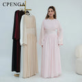 Luxury Dubai Abaya Kaftan for Women 2 Layer Modest | SAMAG